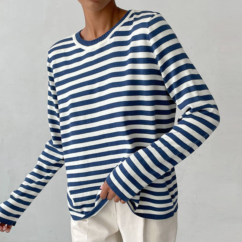 Dana™ | Elegant Striped Summer T-Shirt