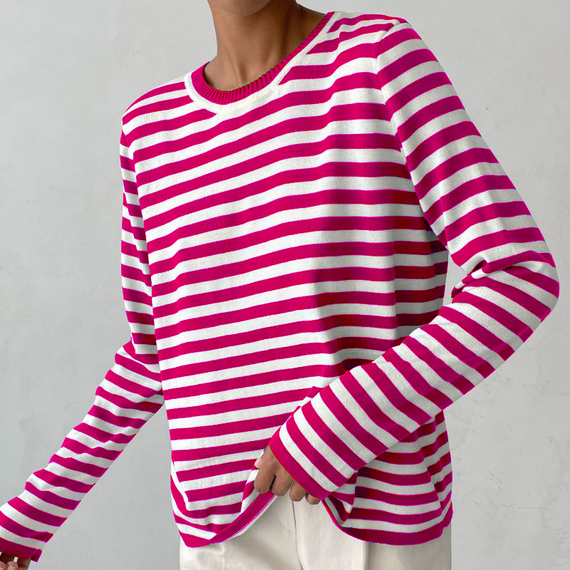Dana™ | Elegant Striped Summer T-Shirt